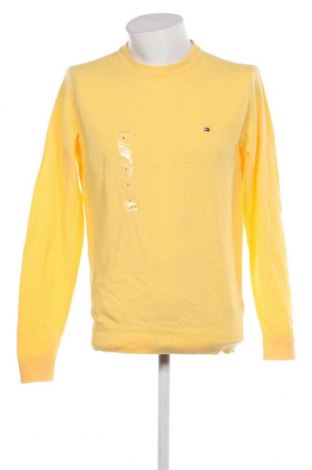 Мъжки пуловер Tommy Hilfiger, Размер L, Цвят Жълт, Цена 66,85 лв.