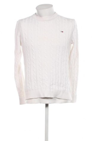 Ανδρικό πουλόβερ Tommy Jeans, Μέγεθος XS, Χρώμα Λευκό, Τιμή 29,54 €