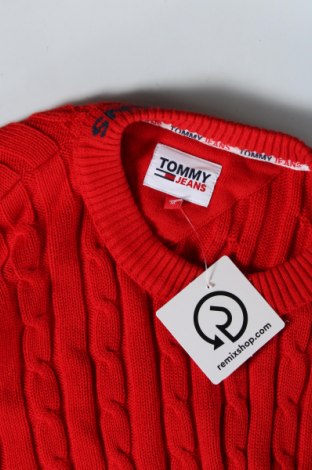 Pánsky sveter  Tommy Jeans, Veľkosť M, Farba Červená, Cena  27,08 €
