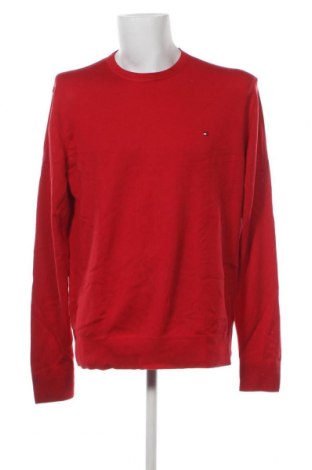 Мъжки пуловер Tommy Hilfiger, Размер 3XL, Цвят Червен, Цена 66,85 лв.