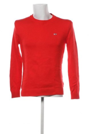 Мъжки пуловер Tommy Jeans, Размер XS, Цвят Червен, Цена 57,30 лв.