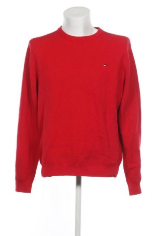 Мъжки пуловер Tommy Hilfiger, Размер XXL, Цвят Червен, Цена 59,21 лв.