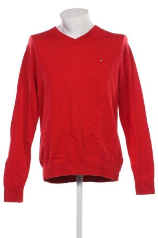 Мъжки пуловер Tommy Hilfiger, Размер XL, Цвят Червен, Цена 191,00 лв.