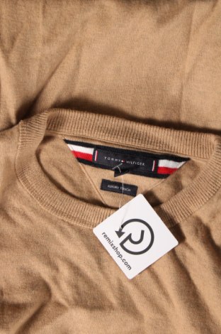 Мъжки пуловер Tommy Hilfiger, Размер L, Цвят Бежов, Цена 191,00 лв.