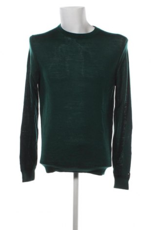 Мъжки пуловер Tommy Hilfiger, Размер M, Цвят Зелен, Цена 57,30 лв.
