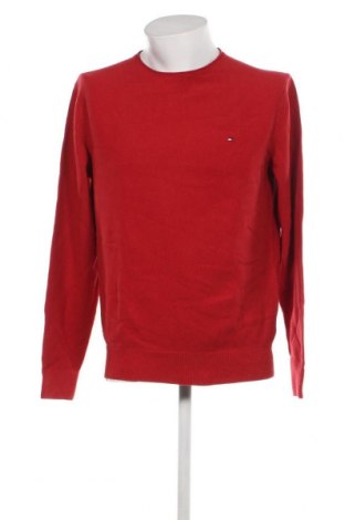 Мъжки пуловер Tommy Hilfiger, Размер L, Цвят Червен, Цена 51,57 лв.
