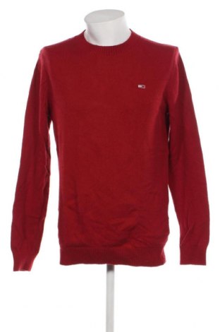 Мъжки пуловер Tommy Jeans, Размер L, Цвят Червен, Цена 66,85 лв.