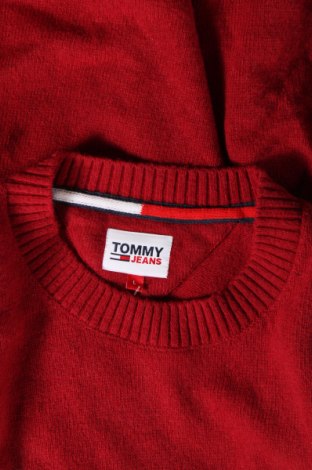 Męski sweter Tommy Jeans, Rozmiar L, Kolor Czerwony, Cena 610,92 zł