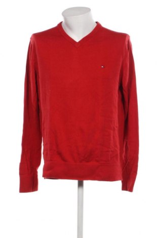Мъжки пуловер Tommy Hilfiger, Размер 3XL, Цвят Червен, Цена 66,85 лв.