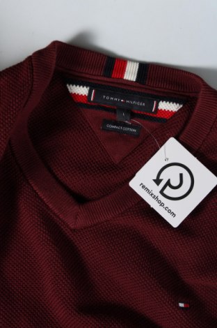 Ανδρικό πουλόβερ Tommy Hilfiger, Μέγεθος L, Χρώμα Κόκκινο, Τιμή 23,63 €