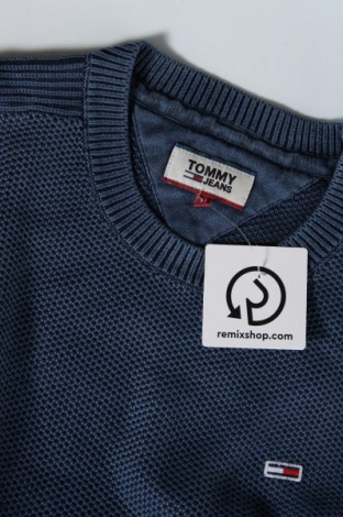 Herrenpullover Tommy Jeans, Größe M, Farbe Blau, Preis 33,23 €
