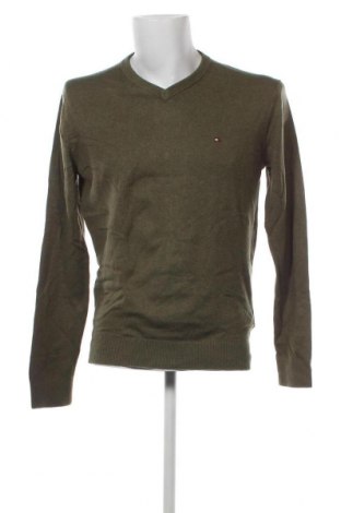 Мъжки пуловер Tommy Hilfiger, Размер L, Цвят Зелен, Цена 66,85 лв.