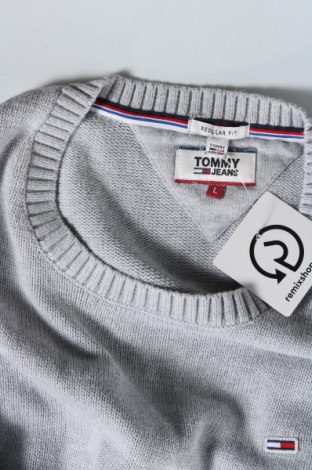 Ανδρικό πουλόβερ Tommy Jeans, Μέγεθος L, Χρώμα Γκρί, Τιμή 29,54 €