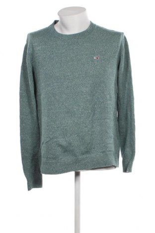 Ανδρικό πουλόβερ Tommy Jeans, Μέγεθος L, Χρώμα Πράσινο, Τιμή 29,54 €