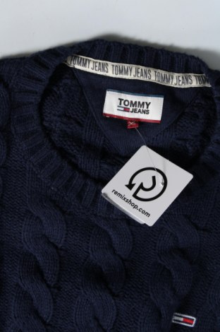 Męski sweter Tommy Jeans, Rozmiar XL, Kolor Niebieski, Cena 122,18 zł
