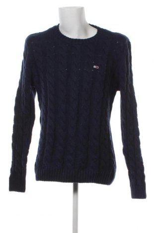 Мъжки пуловер Tommy Jeans, Размер XL, Цвят Син, Цена 59,21 лв.