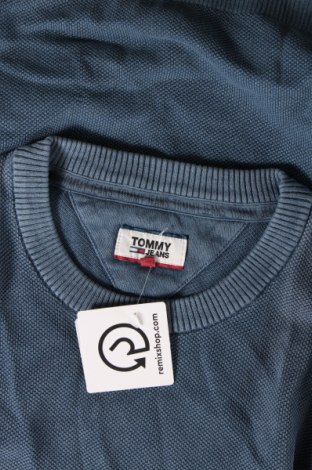 Férfi pulóver Tommy Jeans, Méret M, Szín Kék, Ár 13 083 Ft