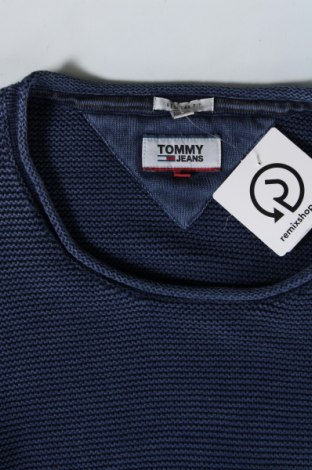 Мъжки пуловер Tommy Jeans, Размер L, Цвят Син, Цена 51,57 лв.