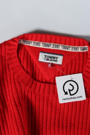 Pánský svetr  Tommy Jeans, Velikost M, Barva Červená, Cena  3 045,00 Kč