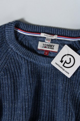 Мъжки пуловер Tommy Jeans, Размер M, Цвят Син, Цена 38,20 лв.