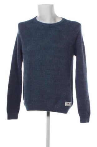 Мъжки пуловер Tommy Jeans, Размер M, Цвят Син, Цена 47,75 лв.