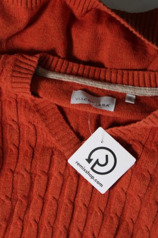Мъжки пуловер Via Cortesa, Размер XL, Цвят Оранжев, Цена 8,70 лв.