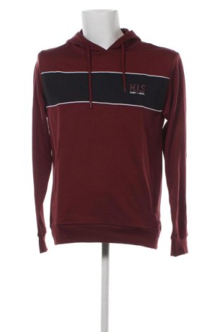 Herren Sweatshirt H.I.S, Größe M, Farbe Rot, Preis 9,48 €