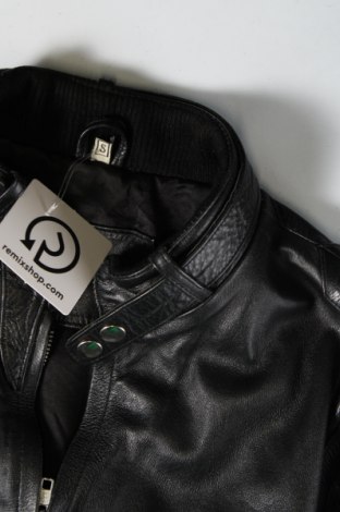 Ανδρικό δερμάτινο μπουφάν, Μέγεθος S, Χρώμα Μαύρο, Τιμή 46,33 €