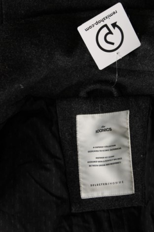Мъжко палто Selected Homme, Размер XL, Цвят Сив, Цена 39,60 лв.