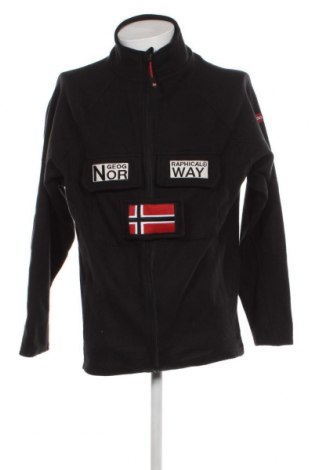 Męski polar Geographical Norway, Rozmiar XL, Kolor Czarny, Cena 399,82 zł