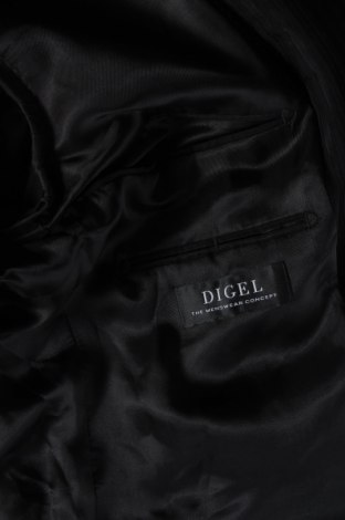 Ανδρικό σακάκι Digel, Μέγεθος L, Χρώμα Μαύρο, Τιμή 22,03 €