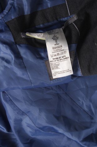 Мъжко сако Marks & Spencer, Размер S, Цвят Сив, Цена 9,68 лв.