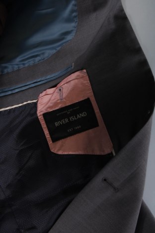 Herren Sakko River Island, Größe XL, Farbe Grau, Preis € 3,99