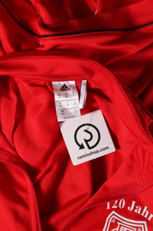 Ανδρική αθλητική ζακέτα Adidas, Μέγεθος M, Χρώμα Κόκκινο, Τιμή 16,70 €