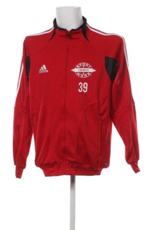 Ανδρική αθλητική ζακέτα Adidas, Μέγεθος M, Χρώμα Κόκκινο, Τιμή 22,04 €