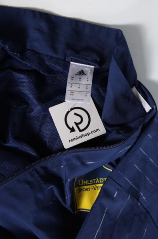 Ανδρικό αθλητικό μπουφάν Adidas, Μέγεθος M, Χρώμα Μπλέ, Τιμή 15,92 €