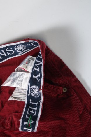 Пола Tommy Jeans, Размер S, Цвят Червен, Цена 34,00 лв.