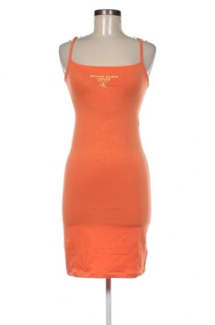 Kleid Calvin Klein Jeans, Größe XS, Farbe Orange, Preis € 30,52