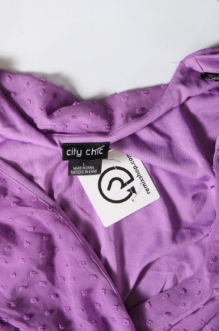 Kleid City Chic, Größe L, Farbe Lila, Preis 20,18 €