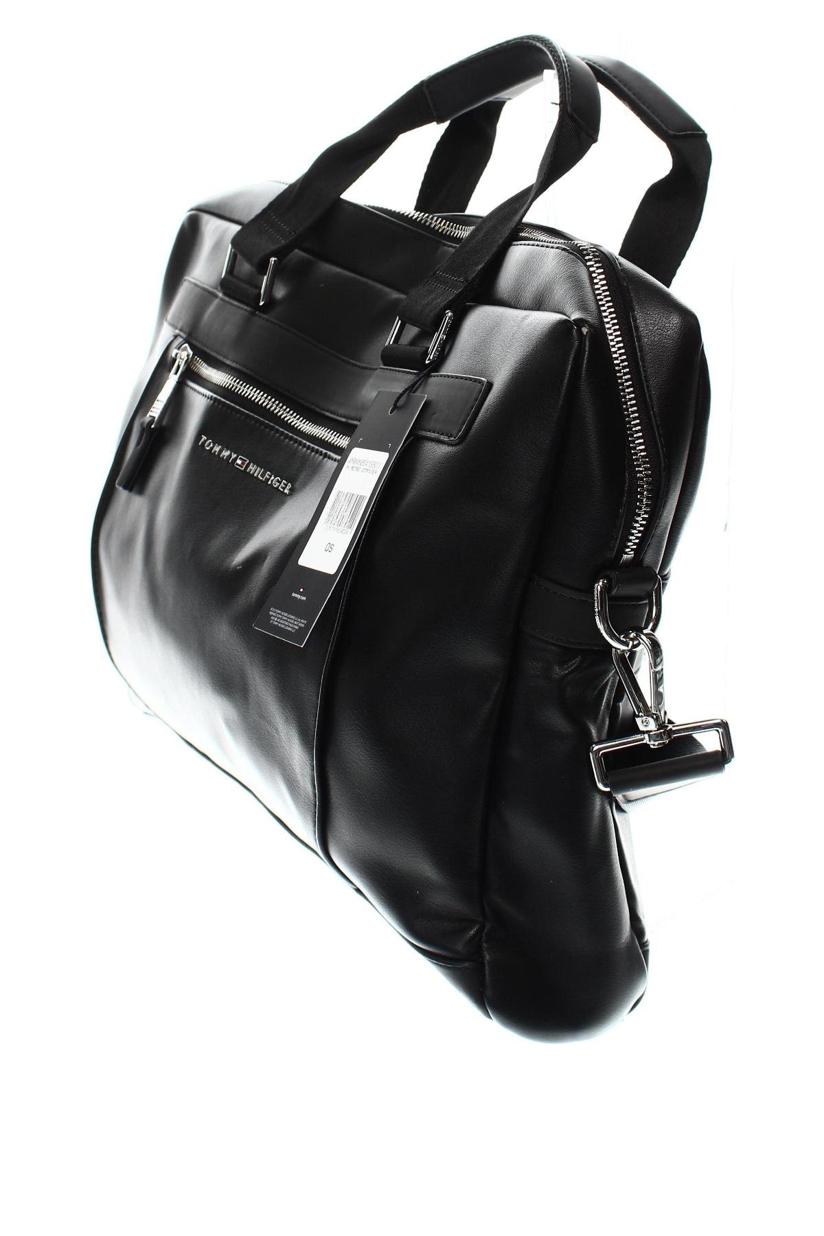 Чанта за лаптоп Tommy Hilfiger, Цвят Черен, Цена 377,00 лв.