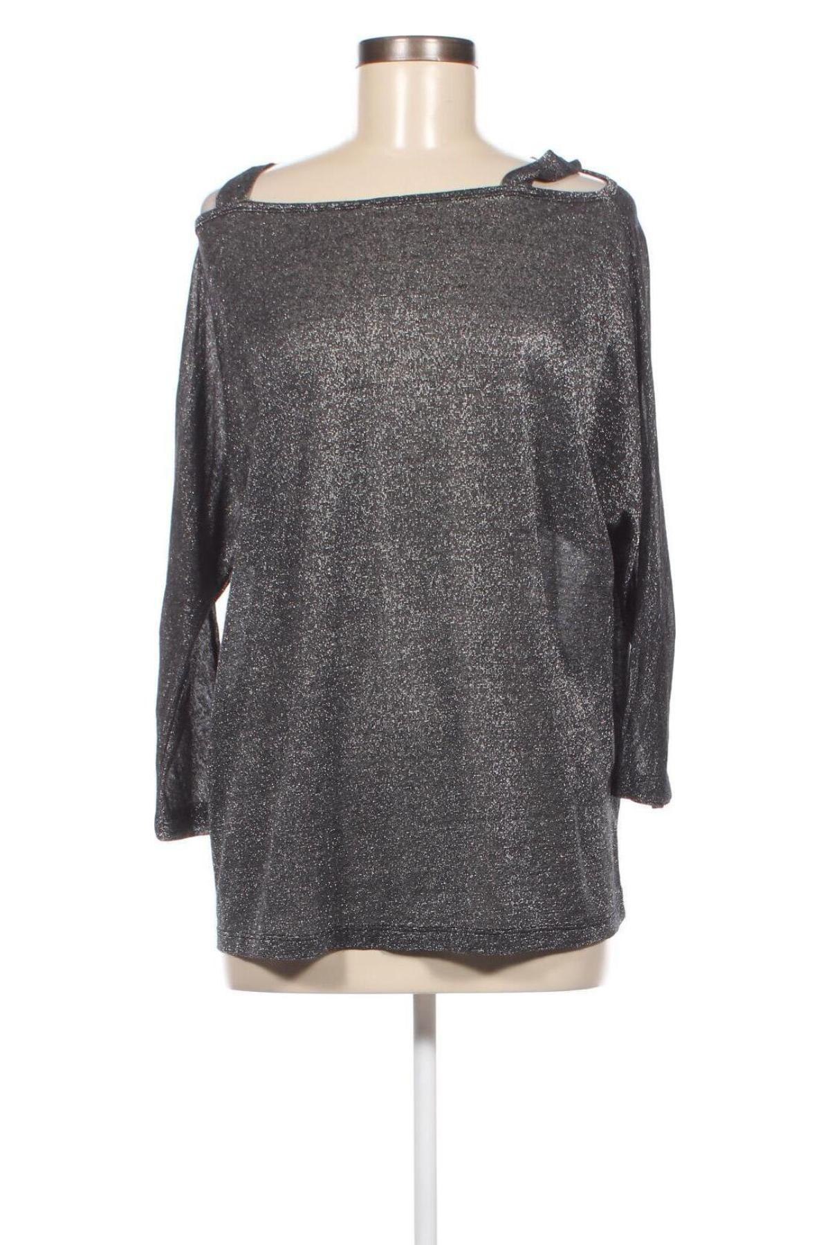 Damen Shirt, Größe M, Farbe Silber, Preis 2,99 €