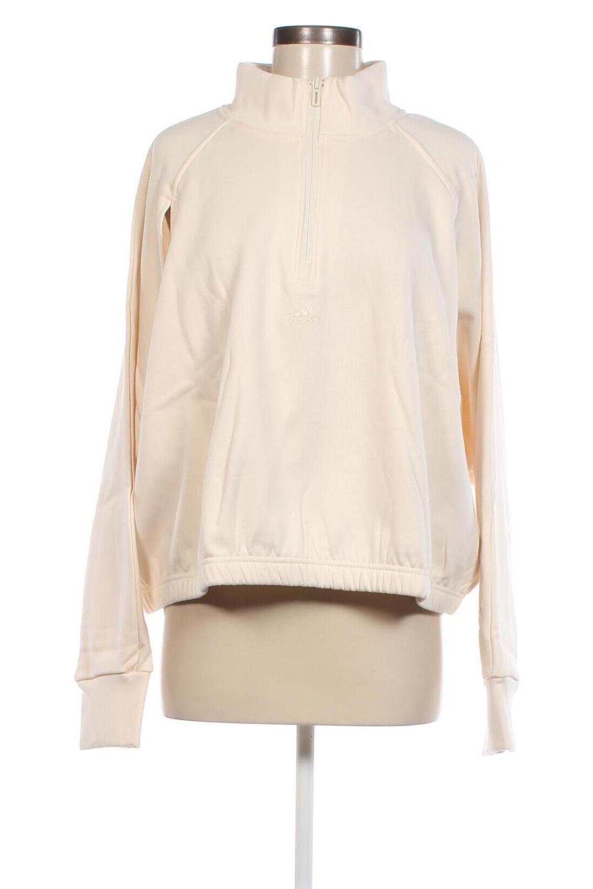Γυναικεία μπλούζα Adidas, Μέγεθος 3XL, Χρώμα Εκρού, Τιμή 11,57 €