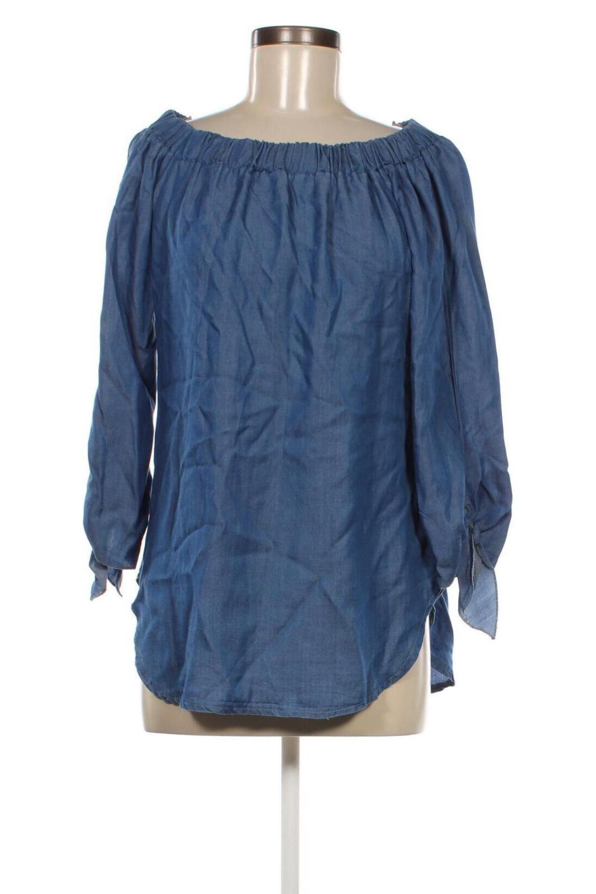 Damen Shirt Apricot, Größe M, Farbe Blau, Preis 12,24 €