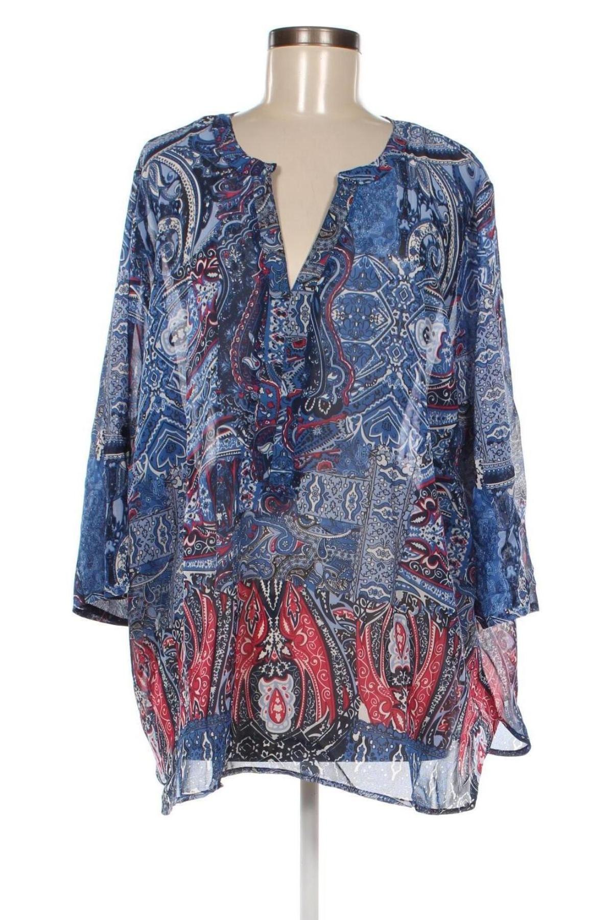Дамска блуза Balsamik, Размер 4XL, Цвят Син, Цена 72,00 лв.