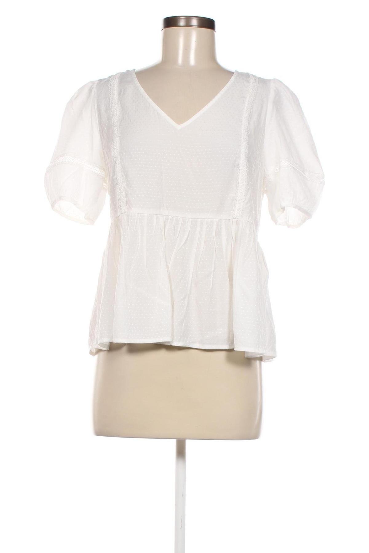 Γυναικεία μπλούζα Camaieu, Μέγεθος M, Χρώμα Λευκό, Τιμή 4,63 €