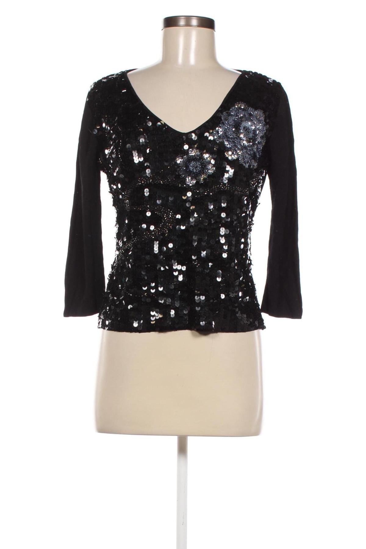 Дамска блуза Caractere, Размер M, Цвят Черен, Цена 8,84 лв.