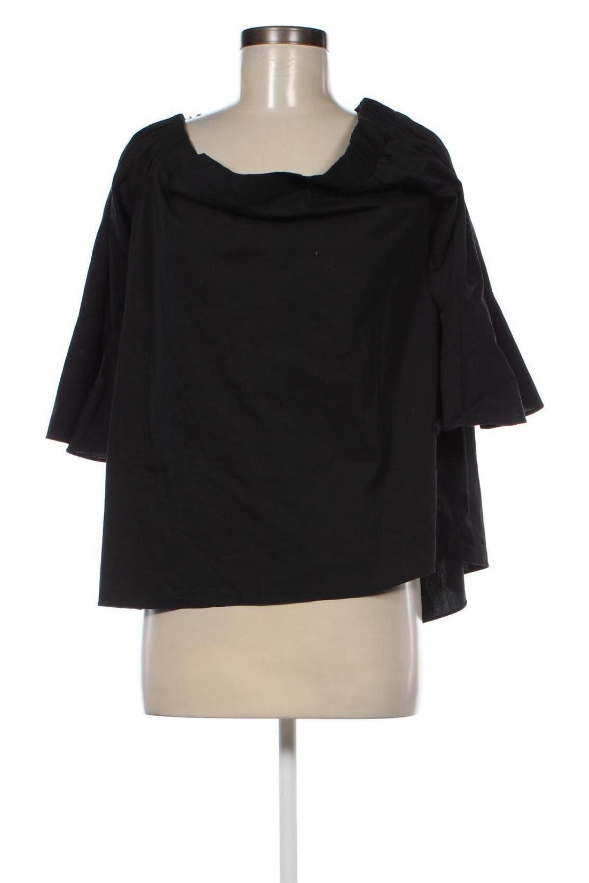 Γυναικεία μπλούζα Decjuba, Μέγεθος M, Χρώμα Μαύρο, Τιμή 5,12 €