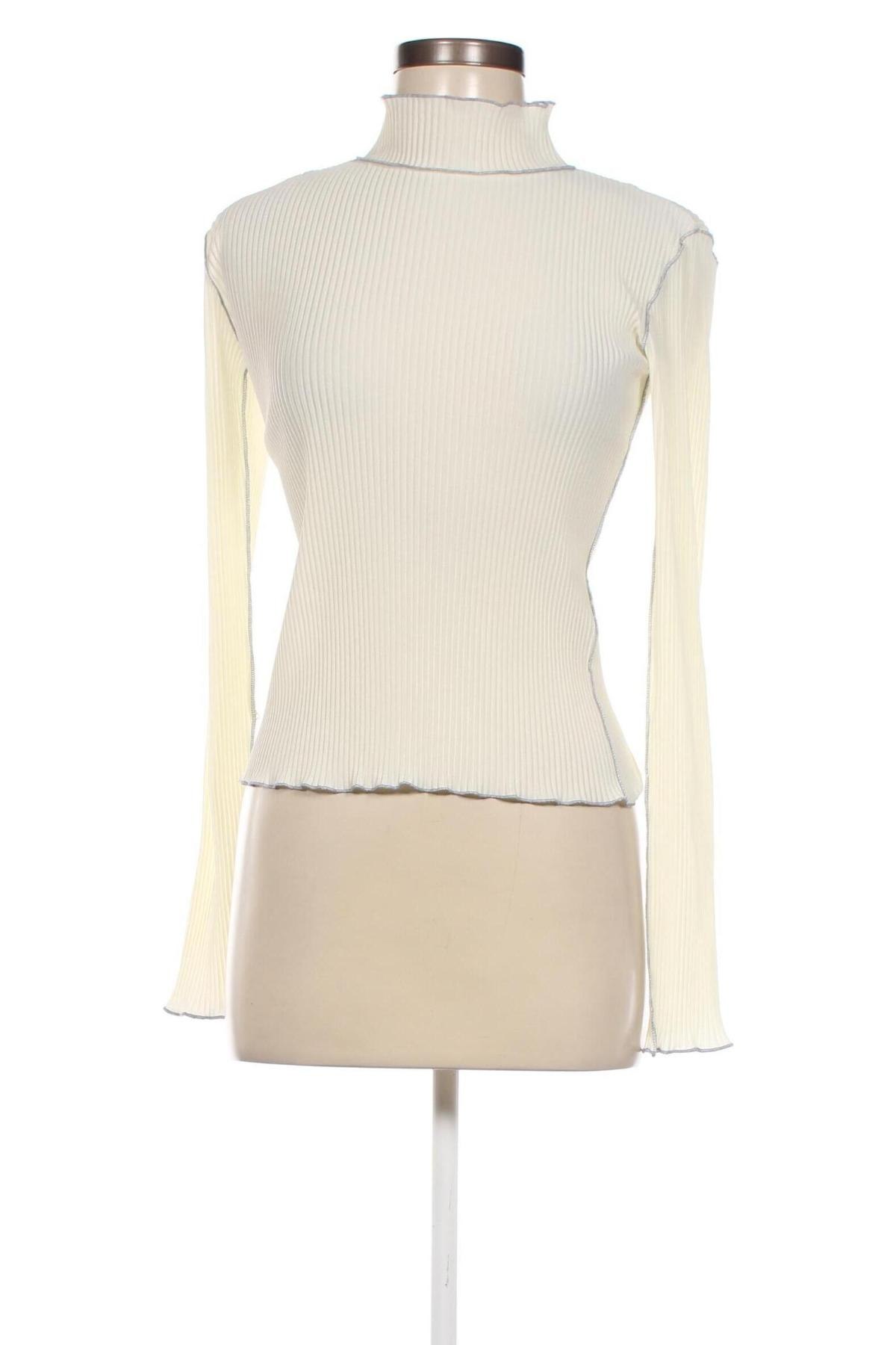 Γυναικεία μπλούζα Gina Tricot, Μέγεθος XXS, Χρώμα Εκρού, Τιμή 3,71 €