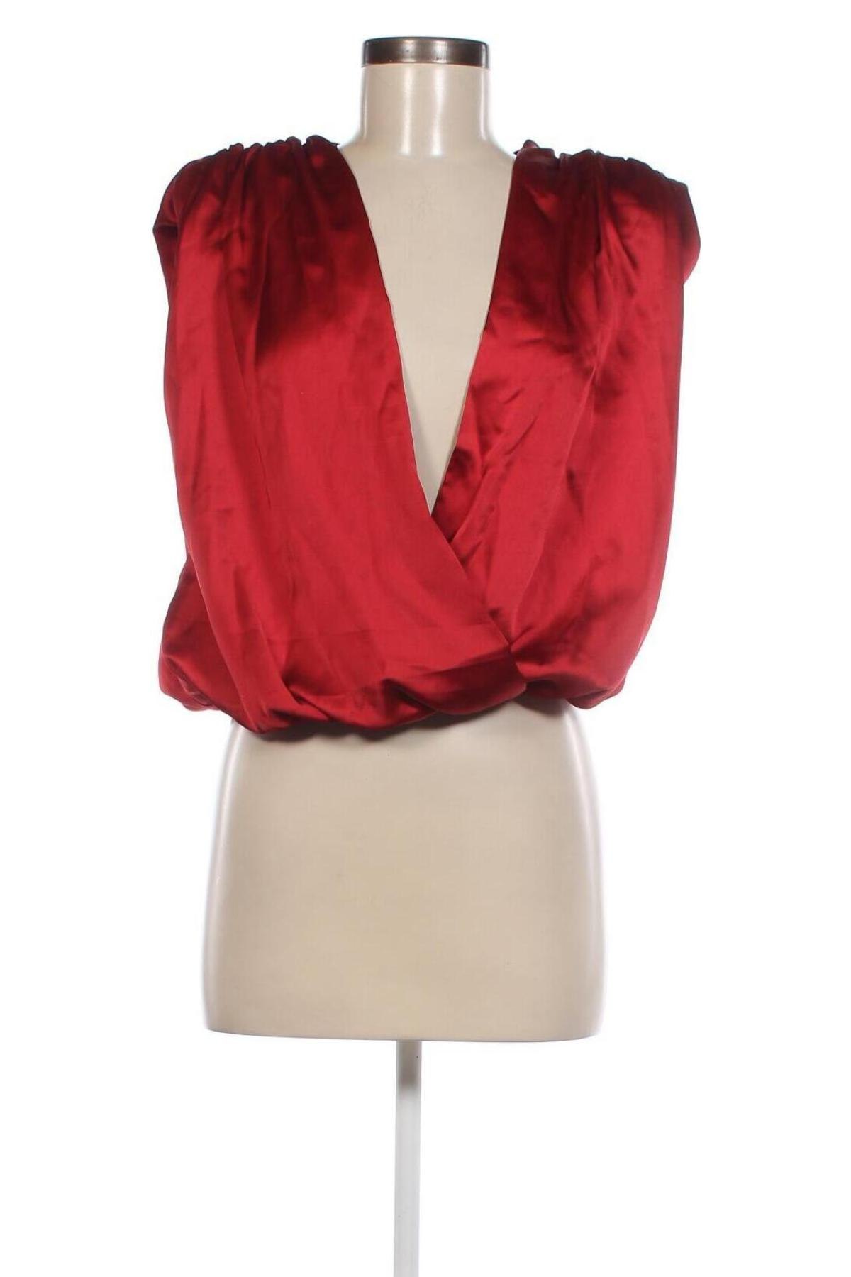 Дамска блуза Goddiva, Размер M, Цвят Червен, Цена 11,52 лв.