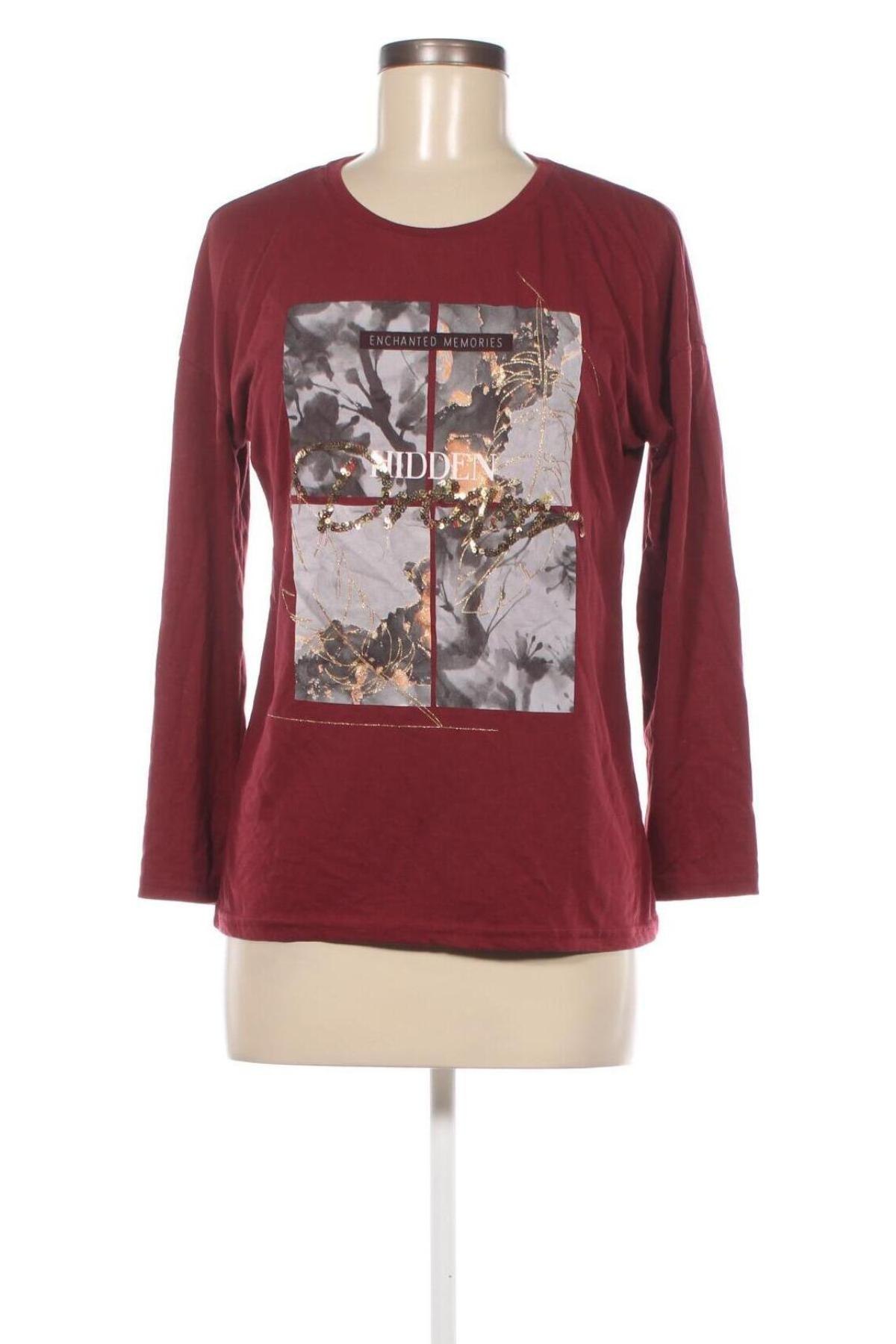 Γυναικεία μπλούζα Jean Pascale, Μέγεθος M, Χρώμα Κόκκινο, Τιμή 2,35 €